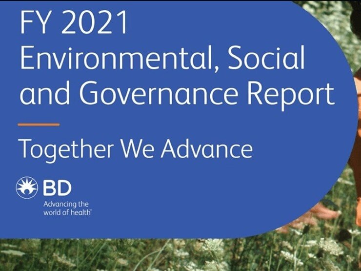 BD divulga relatório ESG 2021 