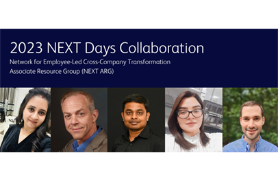 5 diverse male and female BD associates featured for the Next Days of Collaboration event
